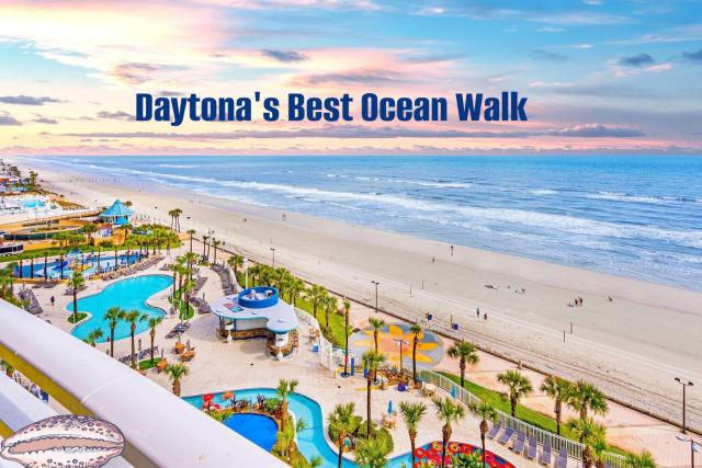 2 BR Resort Condo Direct Oceanfront Wyndham Ocean Walk - Daytona Funland 1601