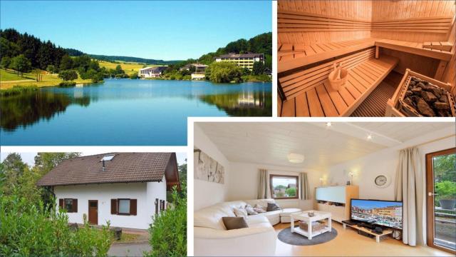 Ferienhaus Anne mit Sauna, See, Wald und Ruhe