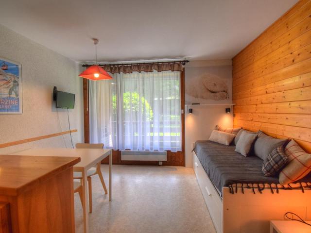 Studio rénové à Morzine, proche centre, balcon, bien équipé, pour 4 pers., navettes gratuites - FR-1-524-66