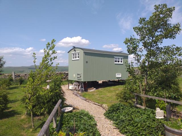 The Buteland Stop Rosie off grid Shepherds Hut