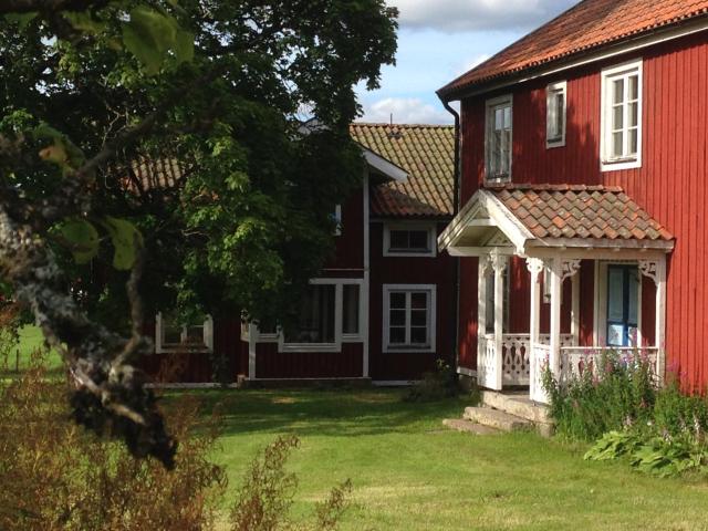 Historisches großes Holzhaus von 1860, Familienferienhof Sörgården 1, Åsenhöga, Granstorp