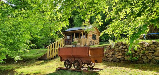 Miners log cabin