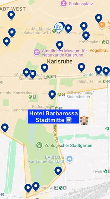 Hotel Barbarossa Karlsruhe Stadtmitte