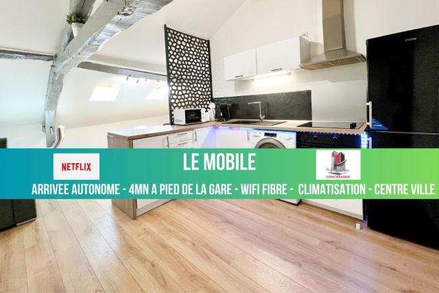 LE MOBILE - Climatisé - Proche de la gare - Centre ville-PROPERTY RENTAL NM