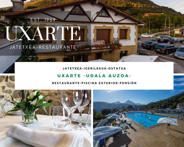 Uxarte -Alojamiento, restaurante y piscinas