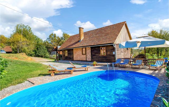 Nice Home In Ribnik With Outdoor Swimming Pool