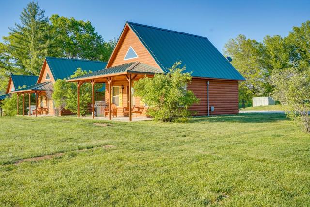 Lakefront Columbia Cabin with Porch and Shared Dock