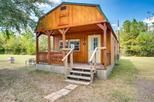 Plantersville Cabin on 50 Acres with Pond and Fire Pit