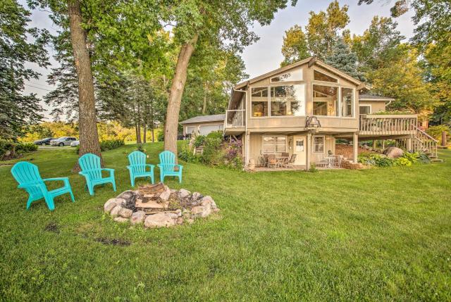 Cedar Lake Retreat with Boathouse and Dock!