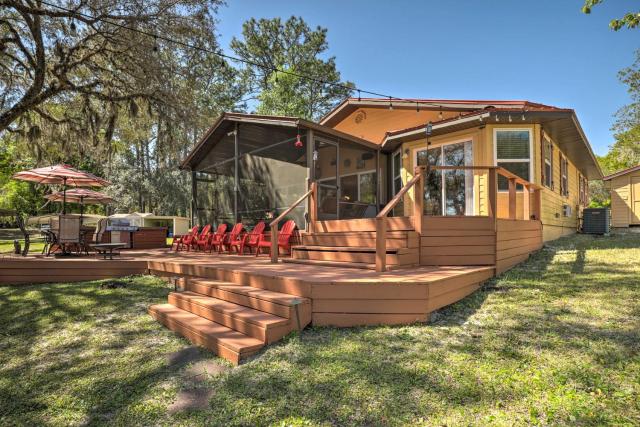 Keystone Heights Lakefront Cabin - Fire Pit, Grill