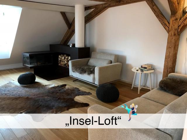 Ferienwohnung Insel-Loft - Maisonette auf der Insel, exklusiv mit Dachterrasse