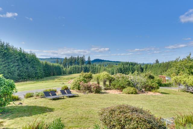 Rainier Home on 20 Acres with Blueberry Farm!