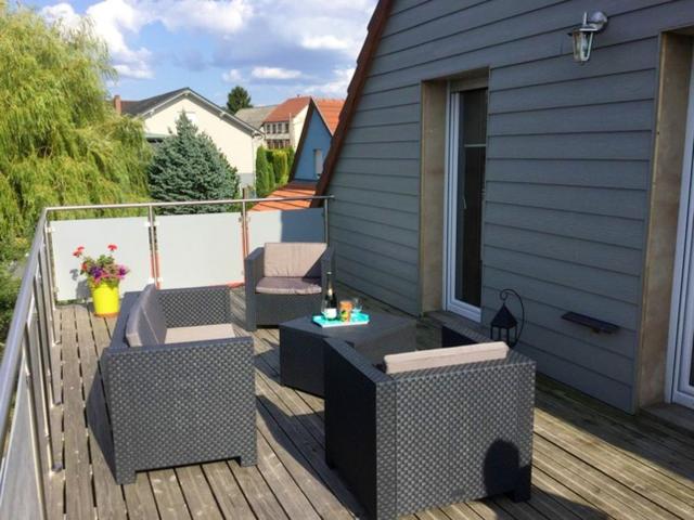 Appartement spacieux avec terrasse et jardin a Lohr 120 m²