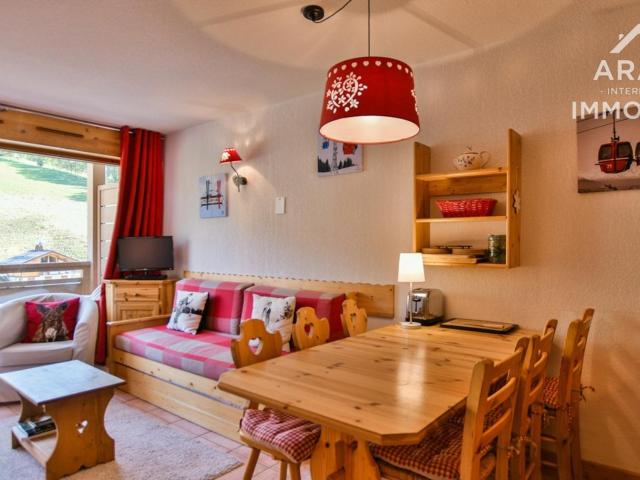 Appartement cosy 4 pers, tout confort, balcon plein sud face aux pistes, idéal famille! - FR-1-391-102