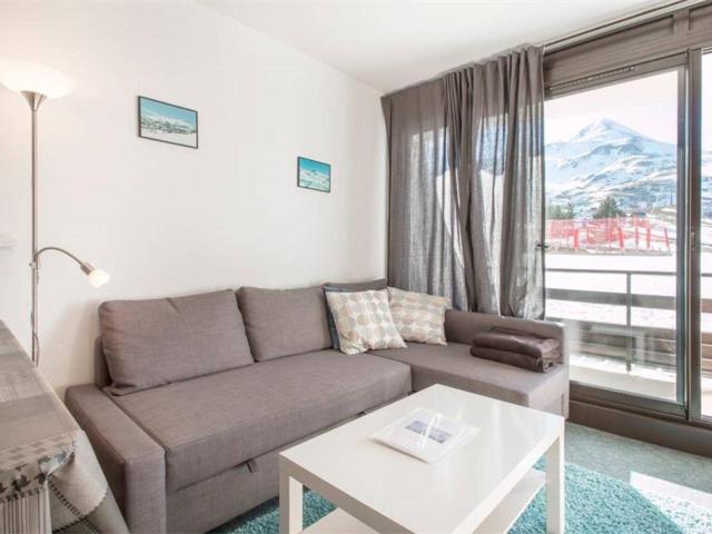 Studio cosy pour 4 avec balcon et Wi-Fi, accès direct aux pistes - FR-1-602-59