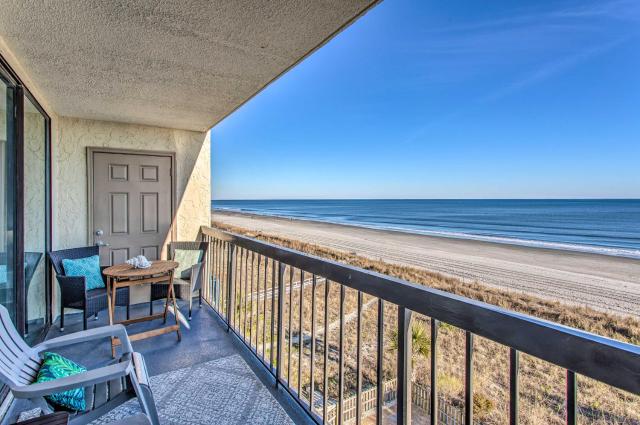 Luxury Myrtle Beach Condo Oceanfront with Hot Tub!