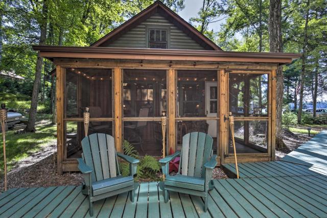 Quaint and Cozy Lake Cabin with Dock and Beach Access!