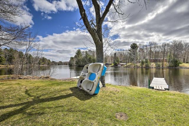 Lakeside Cabin with Fire Pit Near Pine Point Park!