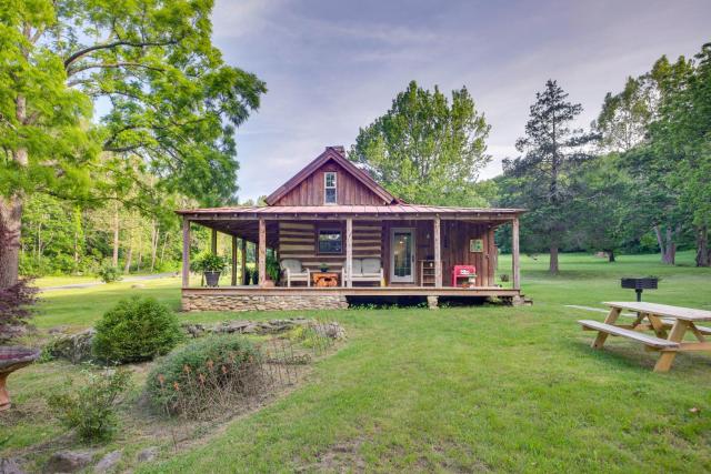 Restored Buchanan Log Cabin on 9-Mile Creek!