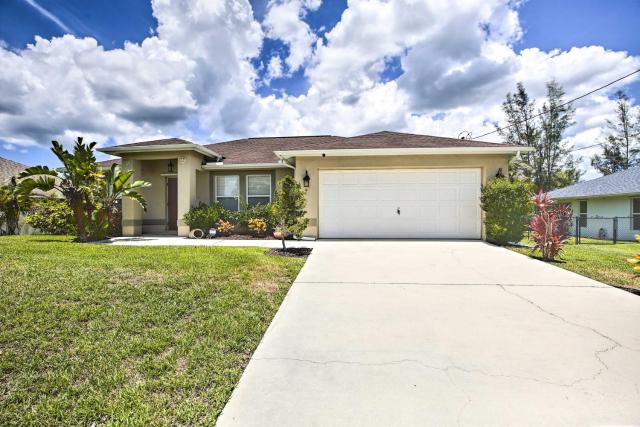 Dock and Canal Access Cape Coral Family Home