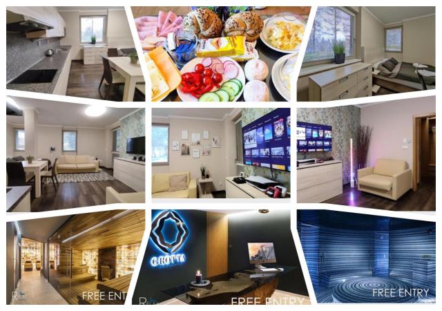 FREE WELLNESS & SPA MULTIMEDIA APARTMENT - ZDARMA VSTUP DO WELLNESS - ZÁŽITKOVÉ VANY, SOLNÁ SAUNA, FINSKÁ SAUNA, PARNÍ SAUNA, MASÁŽE, SNÍDANĚ V CENĚ, PLAYSTATION 5 a HRY, SKLEP, MODERNÍ VYBAVENÍ, PARKOVÁNÍ, DĚTSKÁ SJEZDOVKA VEDLE DOMU, VYBAVENÍ PRO DĚTI