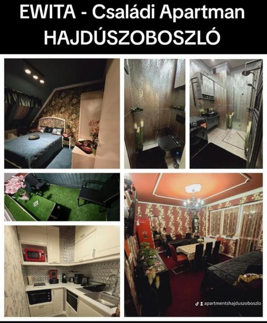 III - EWITA Apartman Hajdúszoboszló - CSALÁDI KÉTSZOBÁS - 6 ágy 1 babaágy