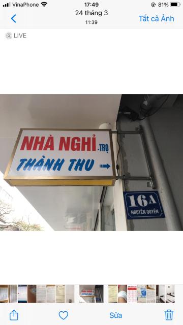 NHÀ NGHỈ THÀNH THU