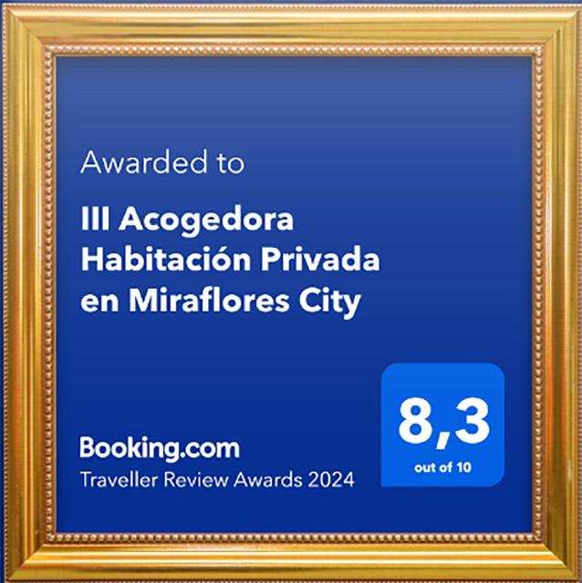 III Acogedora Habitación Privada en Miraflores City