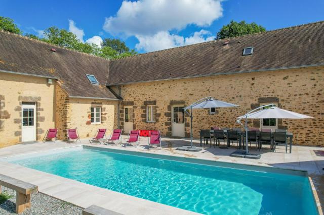 Crazy Villa Chateaubert 28 - Heated pool - Basket - 2h Paris - 30p