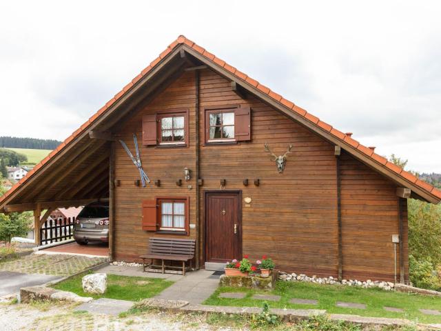 Wooden holiday home in Hinterrod with sauna