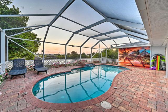 Canal-Front Cape Coral Home with Patio and Grill!