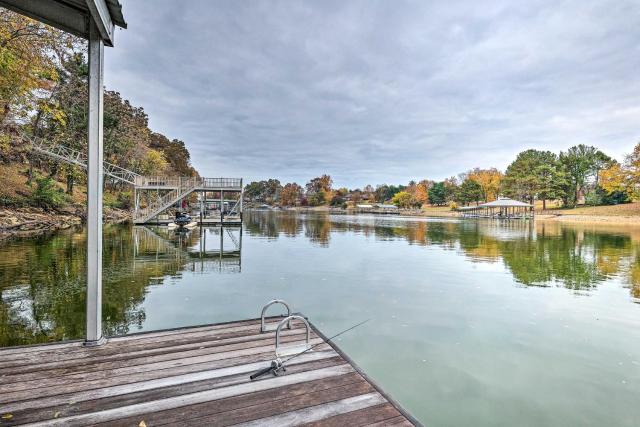 Spacious Lakefront Retreat with Hot Tub and Dock!