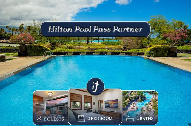 Hilton Pool Pass Included, Kolea - Luxe Penthouse, Walk to Beach