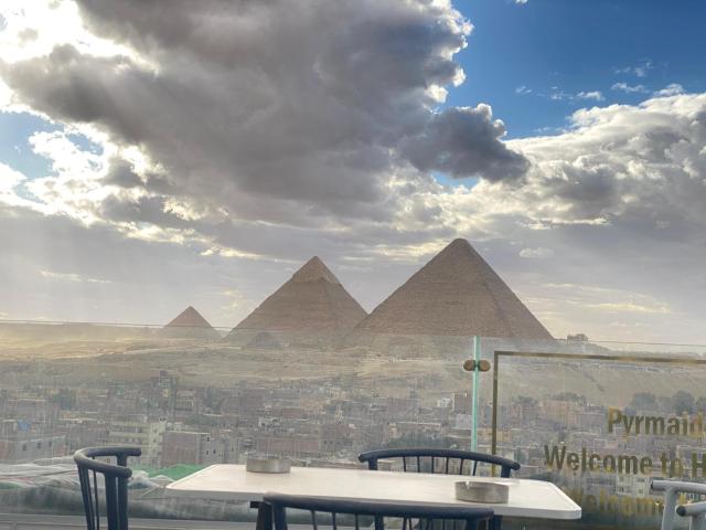 Ankh Pyramids View