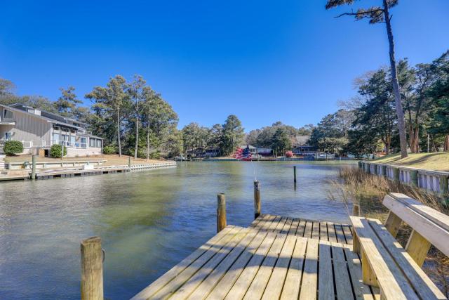 Waterfront Pine Knoll Shores Gem with Boat Dock