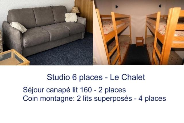 LE CHALET - Piscine 19 - Studio pour 6 Personnes 814