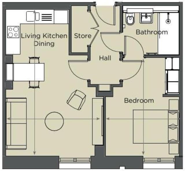 Entire 1 Bed - Number 39 - The Cosy Collection Ltd