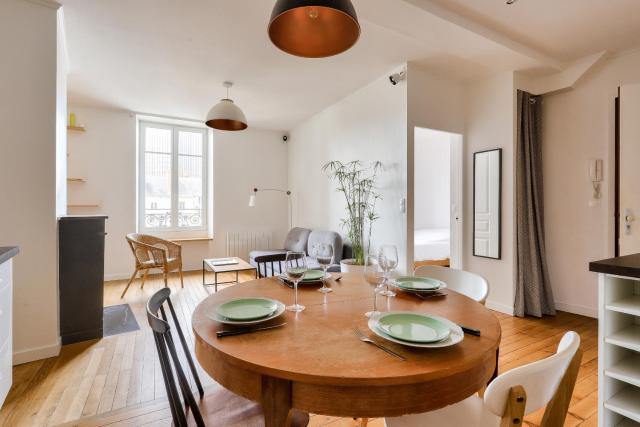 Plein centre de Nantes : appartement pour 4