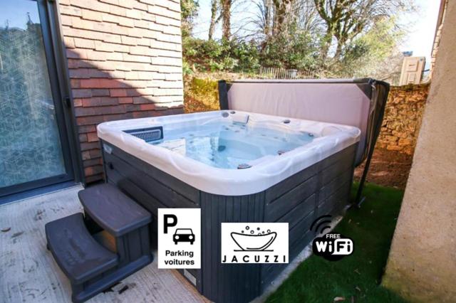 Bella, Jacuzzi Partagé & Parking avec Borne de Recharge Voiture Electrique