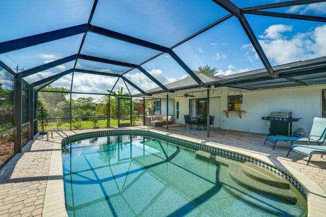 Screened Porch and Heated Pool Cape Coral Home