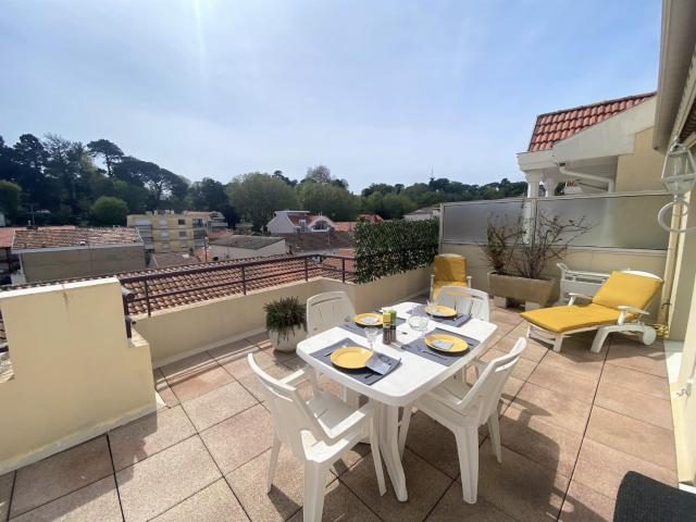 Arcachon centre : T2 cabine avec terrasse exposée sud, proche plage et commerces - FR-1-420-108