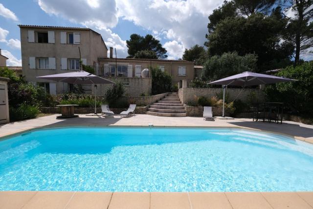 villa with pool and beautiful view in the luberon in pujet sur durance - 10