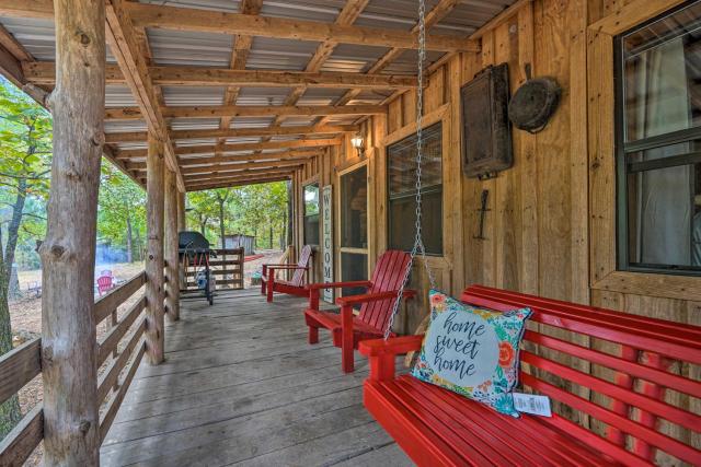 Wright City Cabin with Fire Pit and Forest Views!