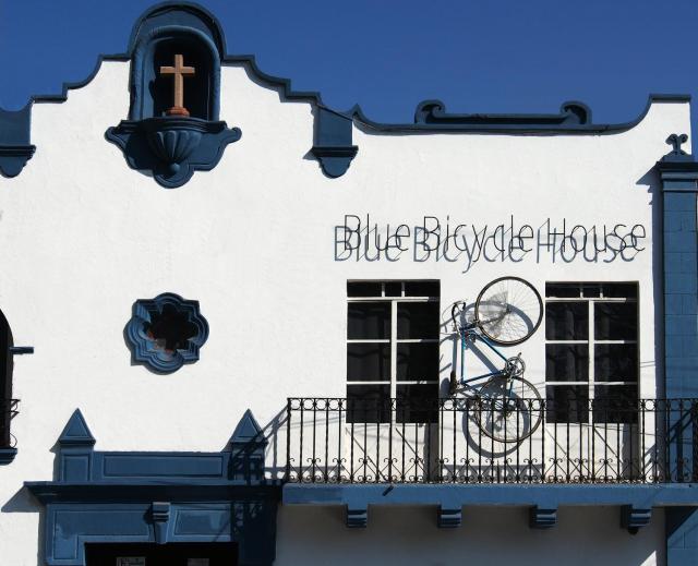 Blue Bicycle House