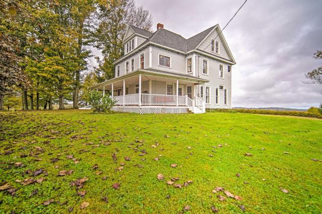 Historic Victorian Farmhouse with Porch and Views!