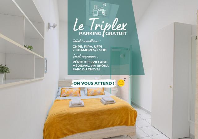 Le Triplex proche CNPE, PIPA, Via Rhôna