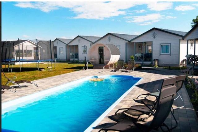 Holiday village with pool and sauna, Gaski