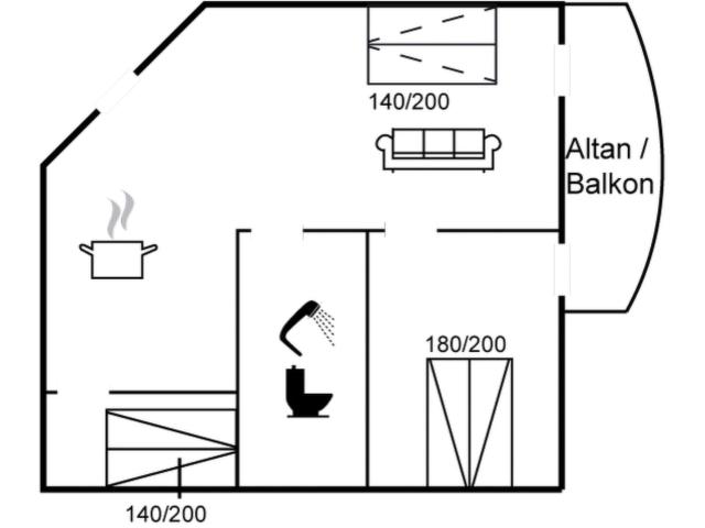 Apartment Gjuro - 50m from the sea in Bornholm by Interhome