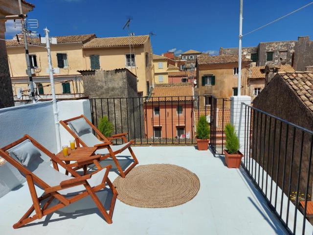 Corfu Old Town TERRACE (2 bathrooms, 55m2)