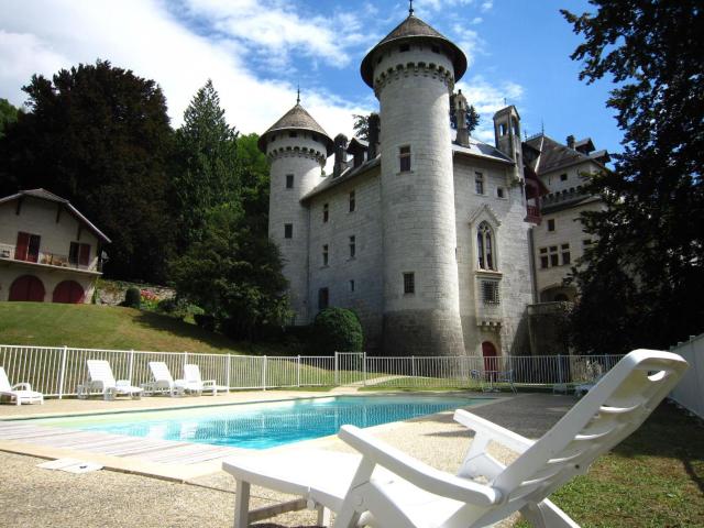 Renovated castle apartment with swimming pool